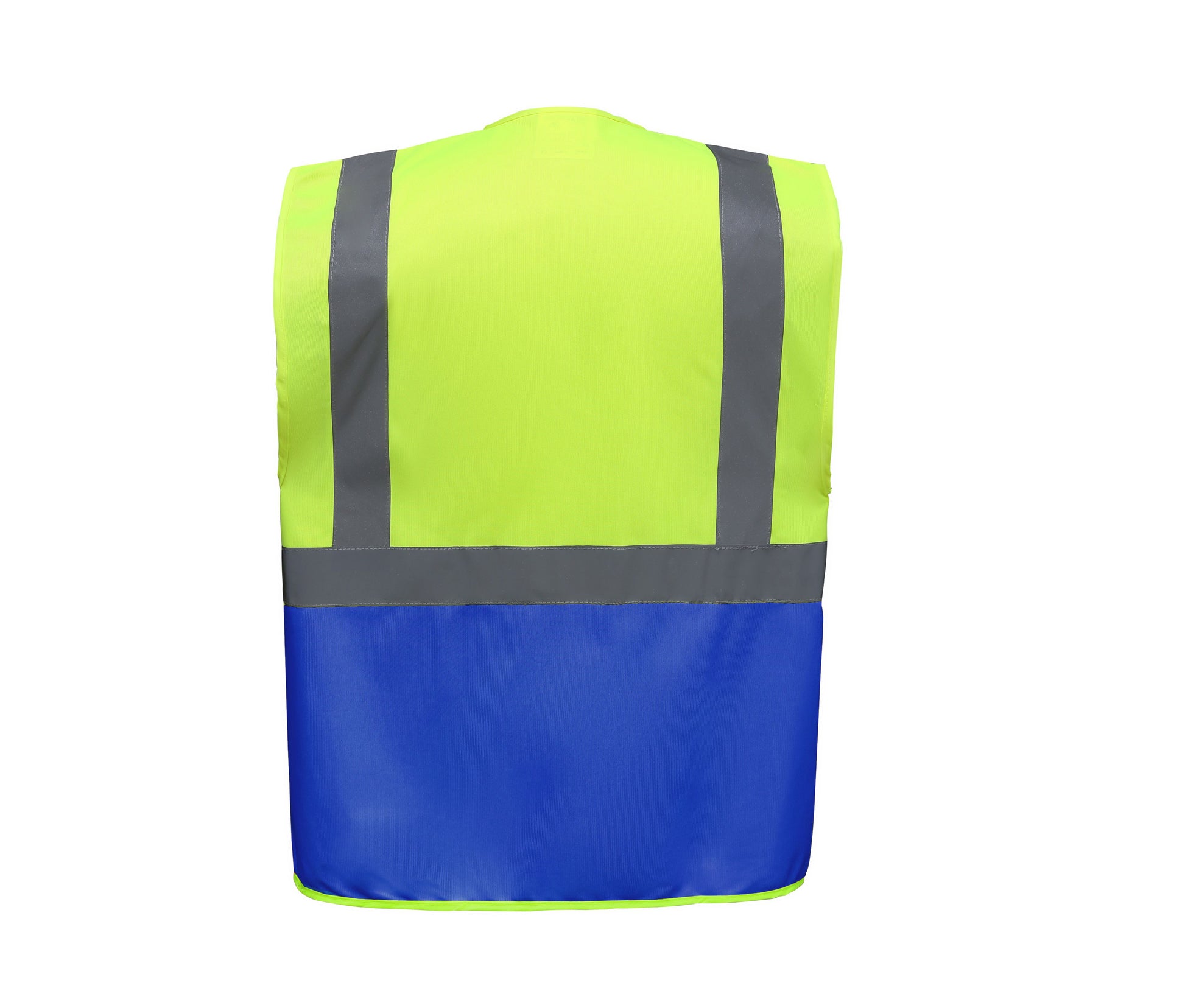 Gilet Multi-Fonction Haute Sécurité - Hi Vis Yellow/royal Blue