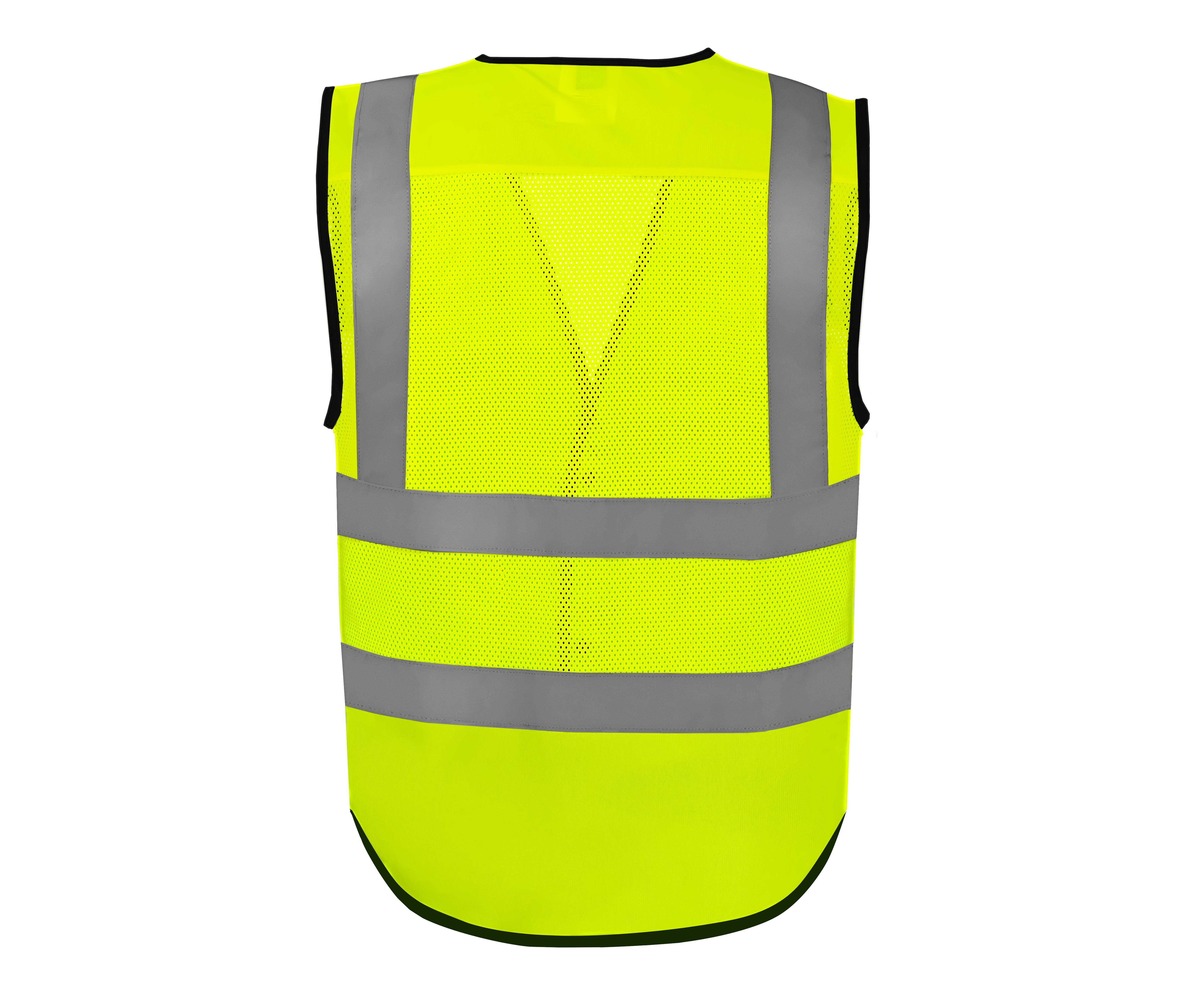 Veste de Sécurité Multipoches Certifiée - Hi Vis Yellow
