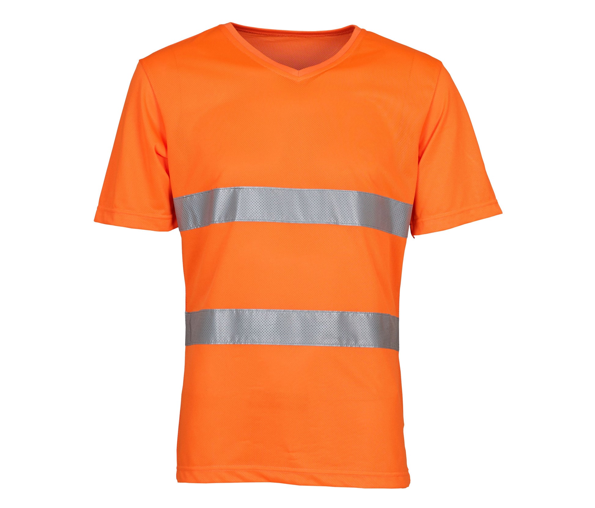 Tee-Shirt Haute Visibilité Col V - Hi Vis Orange