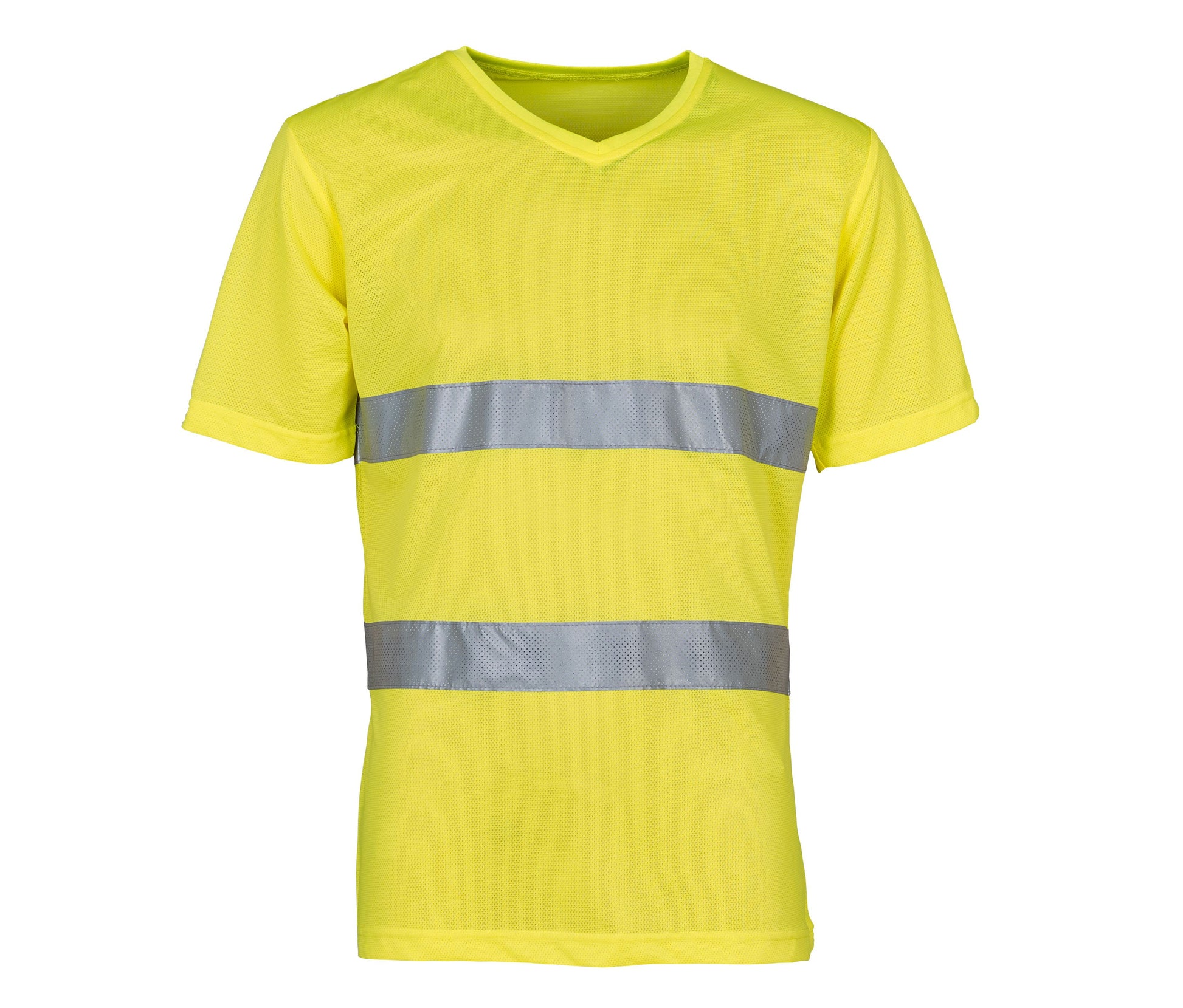 Tee-Shirt Haute Visibilité Col V - Hi Vis Yellow