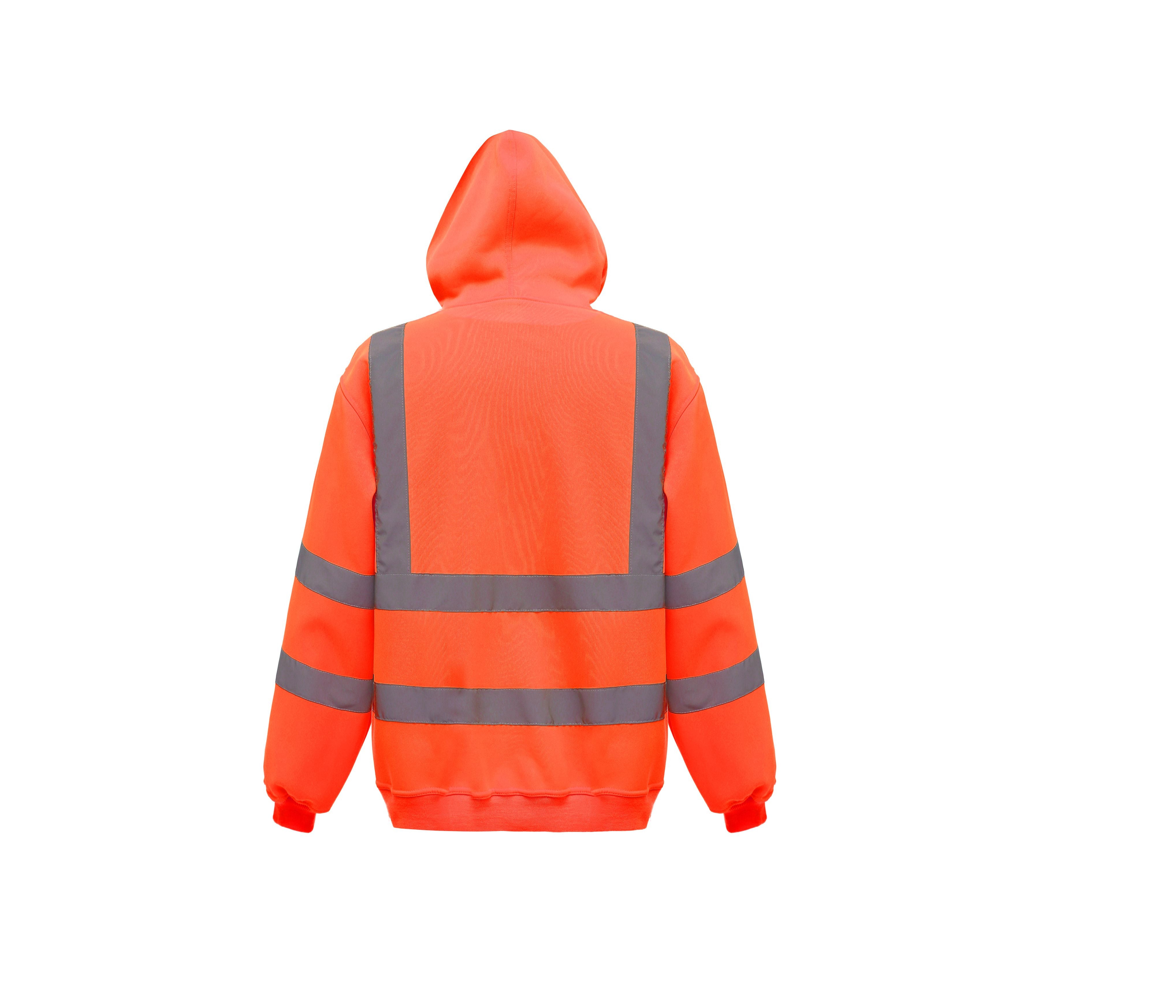 Sweat Capuche Haute Visibilité - Hi Vis Orange