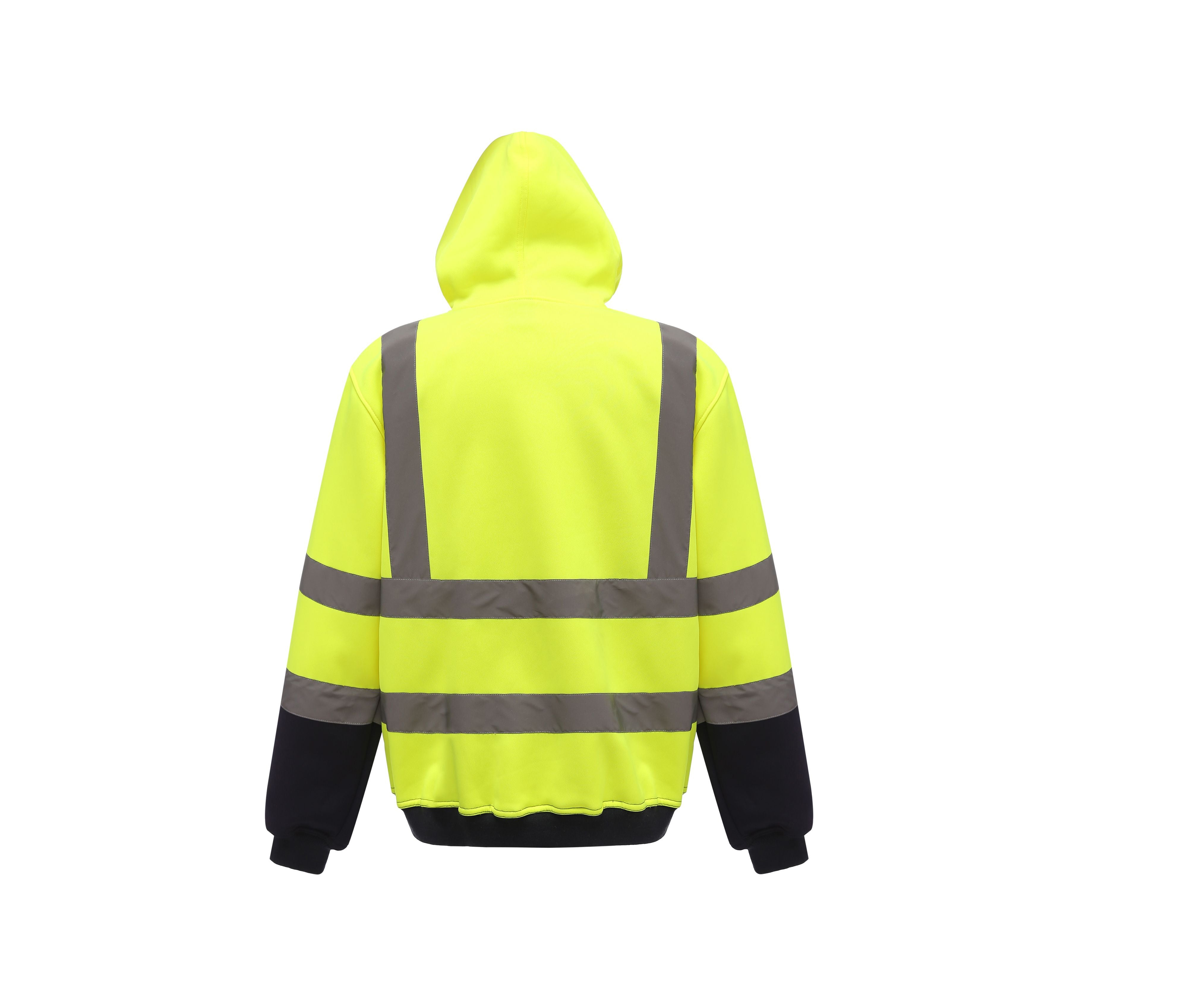 Sweat Capuche Haute Visibilité - Hi Vis Yellow/navy