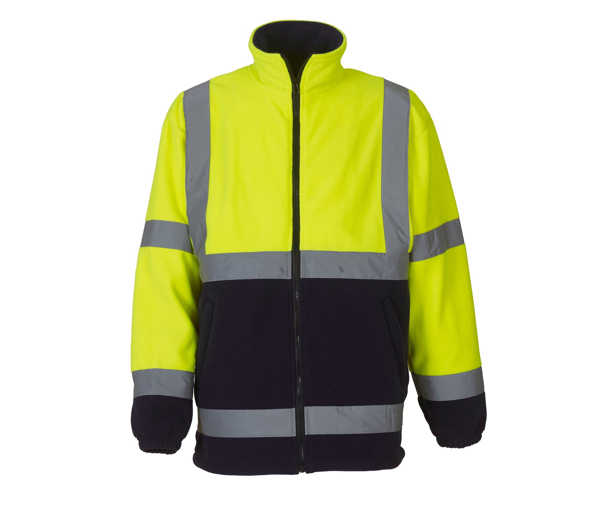 Veste Polaire Épaisse Haute Visibilité - Hi Vis Yellow/navy