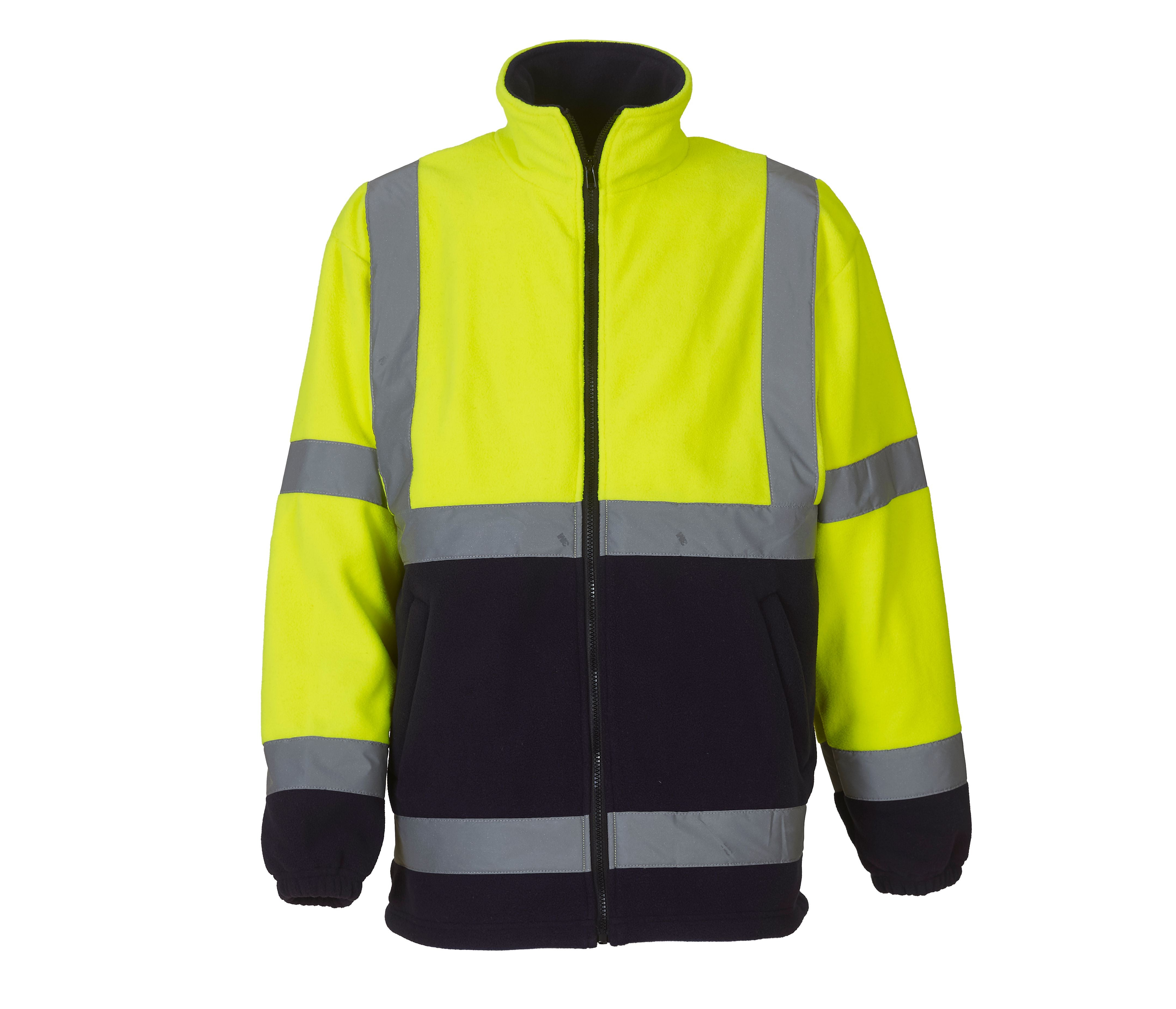 Veste Polaire Épaisse Haute Visibilité - Hi Vis Yellow/navy