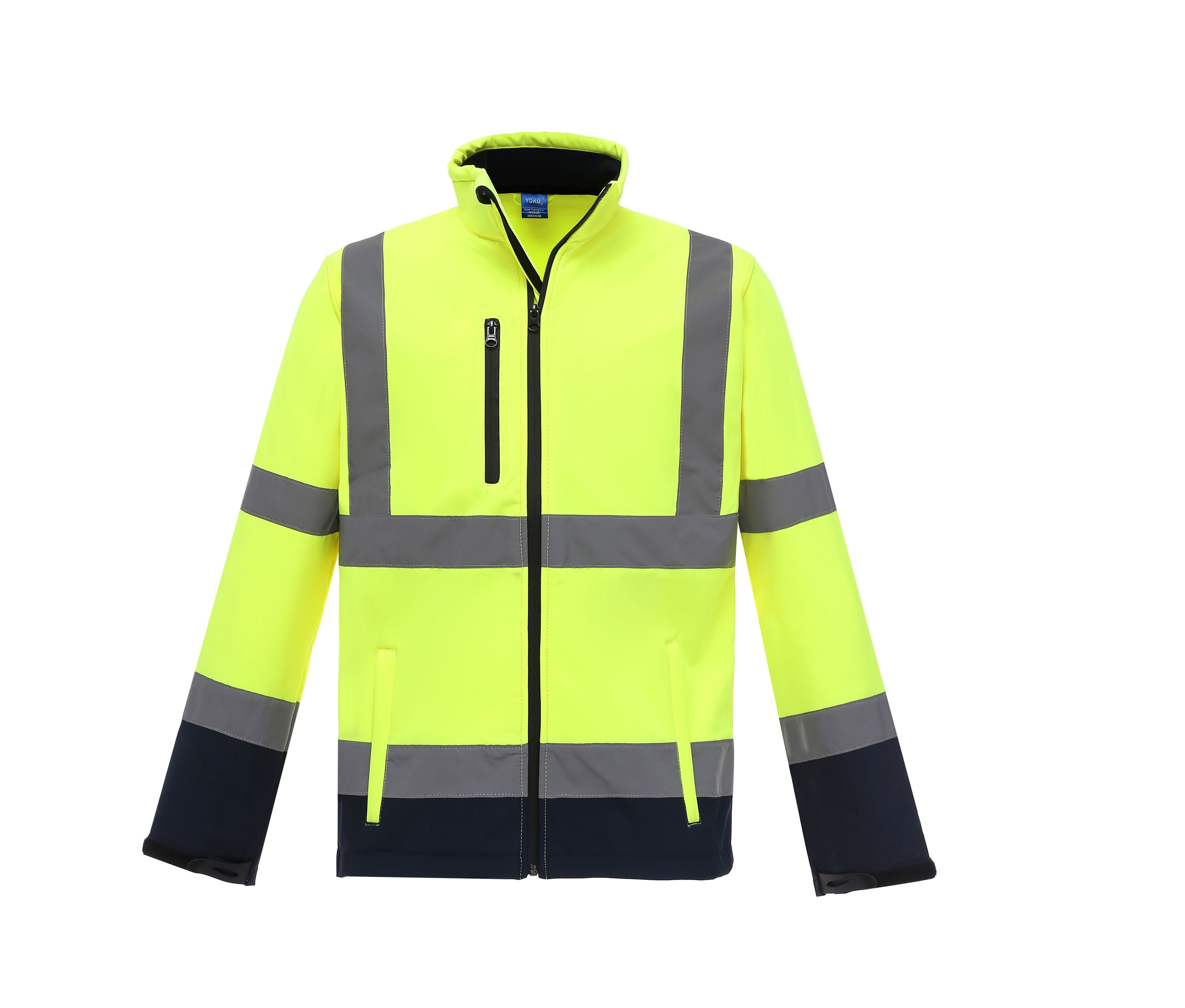 Veste Softshell Haute Visibilité - Hi Vis Yellow/navy
